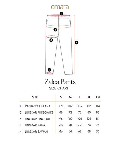 OMARA Zalea Form Pants | Celana Wanita - Easeé