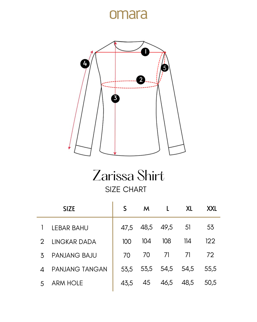 OMARA Zarissa Floral Belted Shirt | Kemeja Blouse Wanita - Easeé