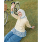 OMARA Winna Pleated Two-Tone Shirt | Kemeja Blouse Wanita - Olive Grove